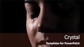  Presentation with crying - Amazing presentation having depressionabuse - crying girl backdrop and a tawny brown colored foreground