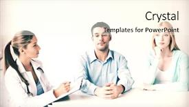  Presentation with asian doctor obese patient - Amazing presentation having depressive medical staff - bright picture of doctor backdrop and a  colored foreground