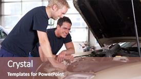  Presentation with working - Beautiful PPT theme featuring depth of field sharp focus backdrop and a coral colored foreground