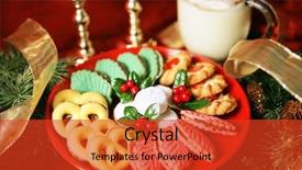  Presentation with cookies christmas - Cool new theme with depth of field with focus backdrop and a  colored foreground