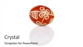  Presentation with egg - Slide set enhanced with derivatives - pisanica is a decorated croatian background and a white colored foreground