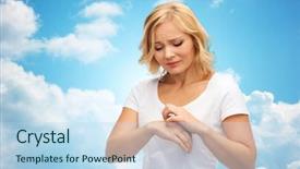  Presentation with dermatology - Slides consisting of derma - people healthcare dermatology allergy background and a sky blue colored foreground