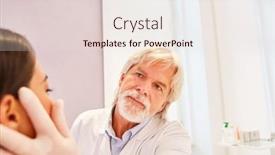  Presentation with skin surgery - Slides enhanced with dermatologist-in-the-consultation background and a lemonade colored foreground