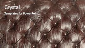  Presentation with brown leather - Colorful slide deck enhanced with dermis - texture background made of brown backdrop and a tawny brown colored foreground