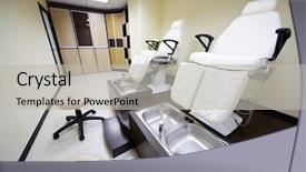 Presentation with cabinet - Colorful PPT layouts enhanced with dermis - two armchairs bathtubs chairs backdrop and a light gray colored foreground