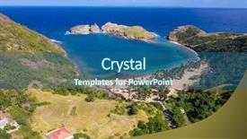  Presentation with west - Cool new PPT theme with des saintes french guadeloupe caribean backdrop and a ocean colored foreground
