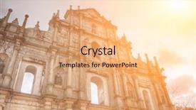  Presentation with paul - Amazing presentation having descartes - ruins of st paul's backdrop and a coral colored foreground