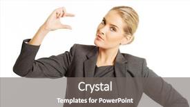  Presentation with describing people - Cool new presentation theme with describing people - woman describes a size backdrop and a gray colored foreground