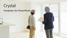  Presentation with audit findings - Slide set with description - listing of room findings background and a light gray colored foreground