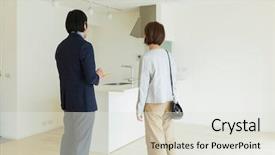  Presentation with audit findings - Theme consisting of description - listing of room findings background and a light gray colored foreground