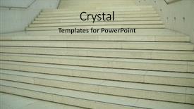  Presentation with stairway - Theme featuring desent - classic marble stairway background and a mint green colored foreground