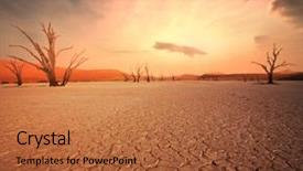  Presentation with desert - Presentation having desert - dead valley in namibia background and a red colored foreground