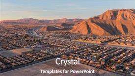  Presentation with neighborhoods - Presentation having desert - early morning view of new background and a tawny brown colored foreground