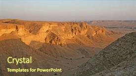  Presentation with riyadh - Cool new presentation with desert area - clay rocks surrounding riyadh city backdrop and a tawny brown colored foreground