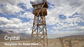  Presentation with national guard - Presentation theme consisting of confectionary food industry - image of a baking machine background and a white colored foreground