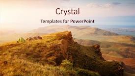  Presentation with kakheti - Slide set consisting of waste ground between georgia background and a lemonade colored foreground