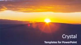  Presentation with bible usa - Theme with desert tent - white sands park in usa background and a  colored foreground