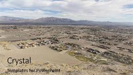  Presentation with rural development - Cool new theme with desert development north of las backdrop and a coral colored foreground