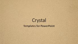  Presentation with clean technology - PPT layouts with desert golf - clean and detailed sand texture background and a  colored foreground