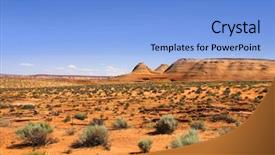  Presentation with recreation - Theme featuring scenic glen canyon recreation area background and a light blue colored foreground