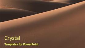  Presentation with landscape desert - Presentation theme consisting of middle east abstract natural background background and a tawny brown colored foreground