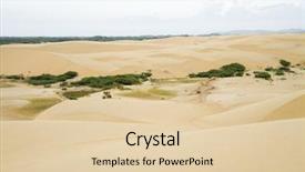  Presentation with venezuela - Slides with desert landscape in venezuela background and a lemonade colored foreground