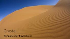  Presentation with landscape desert - Audience pleasing slides consisting of desert-landscape-merzouga-marocco backdrop and a red colored foreground