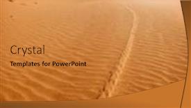  Presentation with landscape desert - 