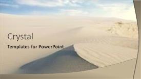  Presentation with landscape desert - Cool new theme with desert-landscape backdrop and a lemonade colored foreground