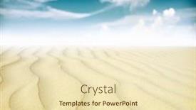  Presentation with landscape desert - 