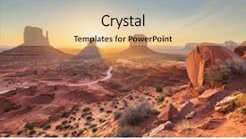  Presentation with arizona desert - Audience pleasing slide set consisting of desert mountains night - monument valley arizona usa backdrop and a lemonade colored foreground