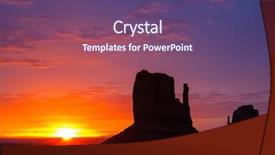  Presentation with utah - Slides enhanced with desert mountains night - monument valley utah usa background and a violet colored foreground