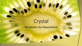  Presentation with spring photo album - Presentation theme having desert nourishment - close up photo background and a  colored foreground