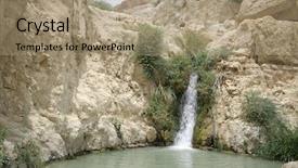  Presentation with oasis - Colorful slide set enhanced with desert oasis in the dead backdrop and a coral colored foreground