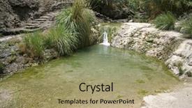  Presentation with oasis - Presentation theme consisting of  background and a  colored foreground