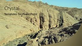 Presentation with egypt - Cool new slide deck with desert-of-sinai-peninsula-egypt backdrop and a mint green colored foreground
