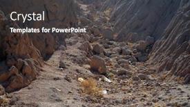  Presentation with egypt - Colorful PPT theme enhanced with desert-of-sinai-peninsula-egypt backdrop and a dark gray colored foreground