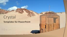  Presentation with egypt - Amazing slides having desert-of-sinai-peninsula-egypt backdrop and a lemonade colored foreground