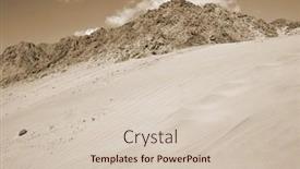  Presentation with egypt - Slides with desert-of-sinai-peninsula-egypt background and a soft green colored foreground