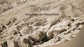  Presentation with egypt - PPT theme consisting of desert-of-sinai-peninsula-egypt background and a coral colored foreground