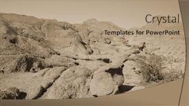  Presentation with egypt - PPT layouts having desert-of-sinai-peninsula-egypt background and a coral colored foreground