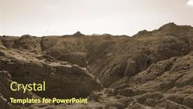  Presentation with egypt - Slides consisting of desert-of-sinai-peninsula-egypt background and a tawny brown colored foreground