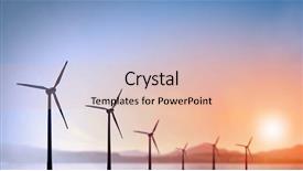  Presentation with energy power - Beautiful theme featuring desert power and energy backdrop and a lemonade colored foreground