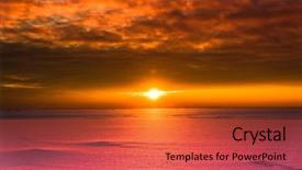  Presentation with desert - Cool new presentation theme with desert scene ice desert backdrop and a red colored foreground