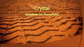  Presentation with tracks - Colorful PPT theme enhanced with desert tyre marks - tire tracks on the sand backdrop and a tawny brown colored foreground