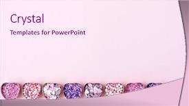  Presentation with sugar - Amazing presentation theme having epoca romanticismo - sugar hearts backdrop and a  colored foreground