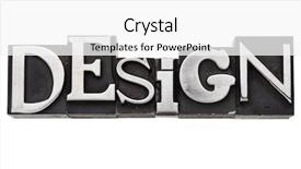  Presentation with design - Theme consisting of design - isolated word in vintage background and a  colored foreground