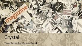  Presentation with letters - Amazing PPT layouts having design - montasge off letters and words backdrop and a mint green colored foreground