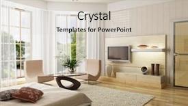  Presentation with bedroom modern - Slide deck enhanced with design 3d - 3d rendering of the modern background and a lemonade colored foreground