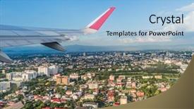  Presentation with chiang mai - Cool new slides with design aerospace - airplane is taking off backdrop and a light blue colored foreground